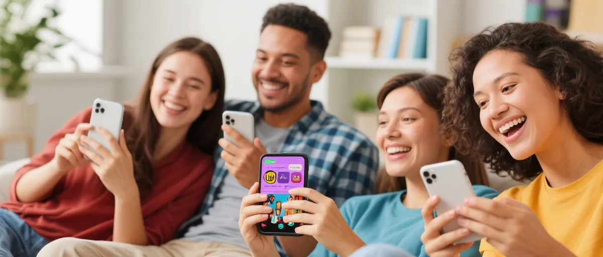 多人通过移动设备体验NG娱乐下载